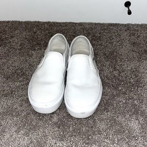 Women’s White Slip-On Van